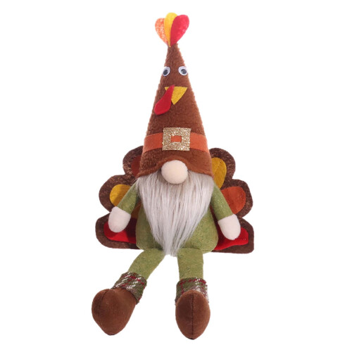 Φιγούρα Gnome για την Ημέρα των Ευχαριστιών - Μαλακό ύφασμα, Χειροποίητο, 38,5 εκ. 1