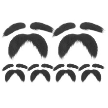 6Ensembles Ensemble Barbe Et Autocollants Pour Adultes