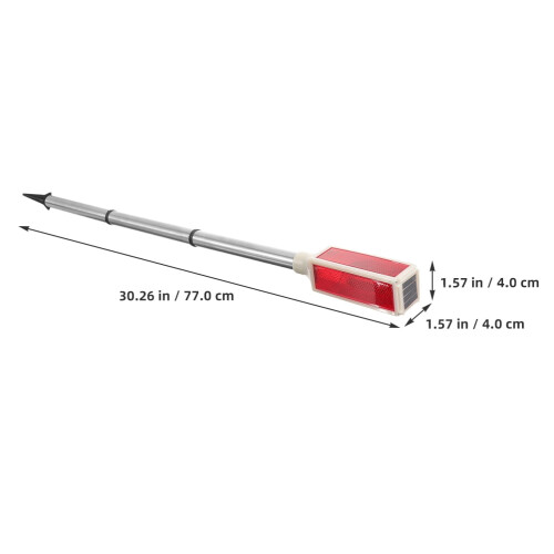 Soilse Marcála Cabhsa Gréine LED Dearg 3 phíosa 1