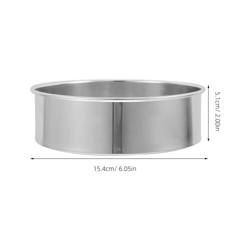 Edelstahl-Sieb, rund, 15,4 cm 1