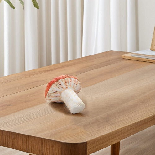Coussin décoratif moelleux en forme de champignon 2