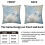 Kustöverdrag med blått strandtema, 45x45 cm, 2-pack 4