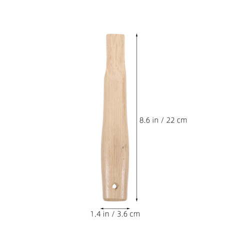 2Stk Robust Holzgriff Für Hammer Khaki Einfacher Austausch Und 1