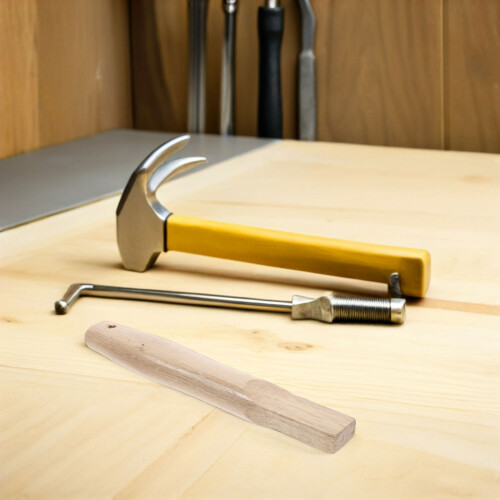 2Stk Robust Holzgriff Für Hammer Khaki Einfacher Austausch Und 2
