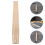 2Stk Robust Holzgriff Für Hammer Khaki Einfacher Austausch Und 6