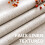 Faux Linen Blackout Curtains with White Lining, Grommet 4
