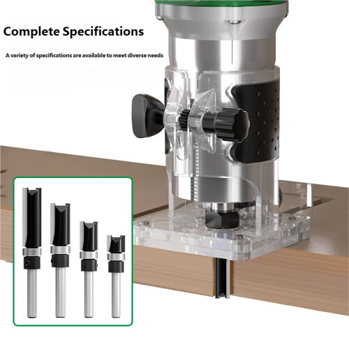 Black Coated Bearing Router Bit with Bearing for Improved 1