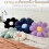 Blomsterpude Blød Plys Mikrofiber 3