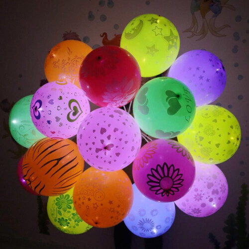 Luzes de balão LED multicoloridas submersíveis (pacote com 10) 2