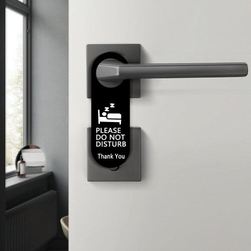 Do Not Disturb Door Sign Reversible 1