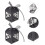 25Pcs Black Music Note Dessert Boxes Paper Cookie Gift Packaging 6