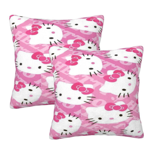 Hello Kitty örngott 2-pack – 50 x 50 cm polyester