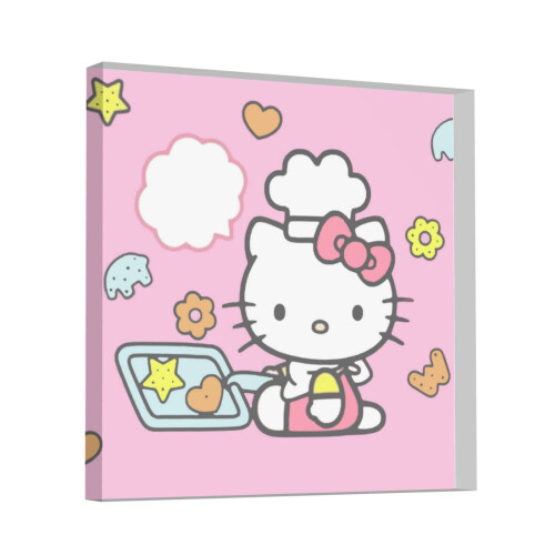 Hello Kitty akrylplakett – inspirerande citat,