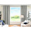 Silver Linen-Blend Curtains 37" x 84", 2-Pack 1