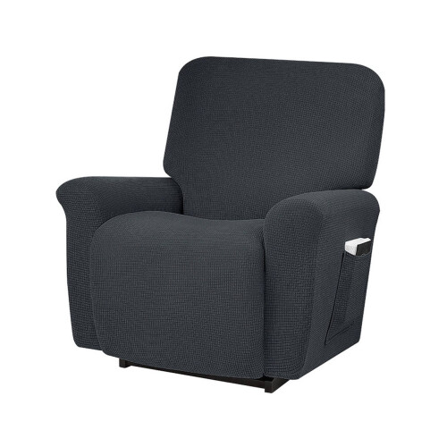 Polyester-Sesselbezug, Schwarz, 1er-Pack