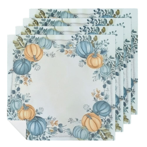 Serviettes en tissu polyester, paquet de 12