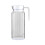 1.1L Shatterproof Acrylic Juice Pitcher with Handle and Lid 2