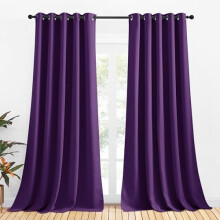 Blackout Curtain Panels Royal Purple 70x95 inch Thermal