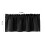 Svart kappa gardin 137x43 cm polyester stångficka 3