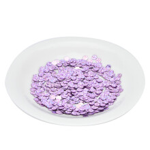 Découpe parfaite. Apportez de l'éclat à vos créations. Paillettes rondes en PVC argenté de 2 mm, découpées au laser, sans trou, idéales pour