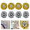 32Pcs Disposable Hair Treatment Caps Assorted Colors Tinfoil for Bath 8