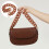2Pcs Versatile Brown Plastic Chain Strap for Crossbody Bags DIY Use 7