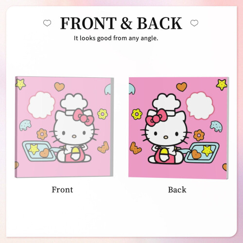 Hello Kitty akrylplakett – inspirerande citat, 1