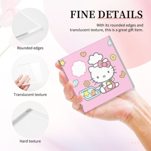Hello Kitty akrylplakett – inspirerande citat, 2
