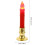 36-pak LED flammeløse lys, røde, 12,5 cm 3