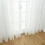 Silver Glitter Star Curtains Semi-Transparent 100x270cm 6
