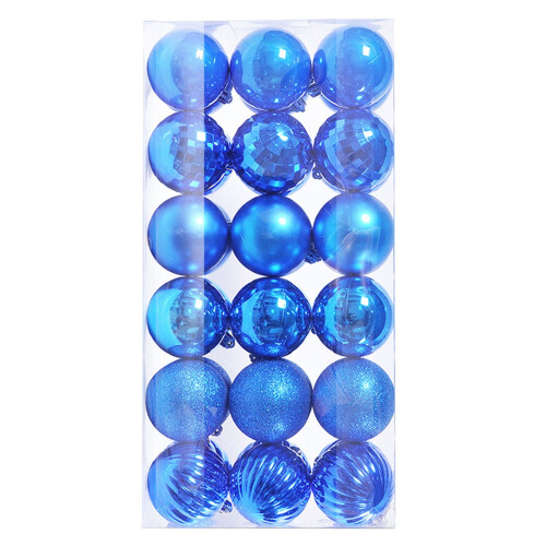 Leutsin Christmas Ornaments Blue 1.2 Inch 36 Pieces 1