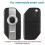 2X XSBM90GL XM38 Motorcycle  Flip Remote Key Shell for  Withnot 8A Chip 6
