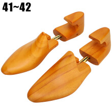 Embauchoir en bois de cèdre avec bout fendu pour absorber l'humidité et éliminer les odeurs, embauchoir en cèdre ajustable pour maintenir la forme