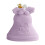 Vinterduftende klokkelys – lilla, 9x8x8cm, 190g 2