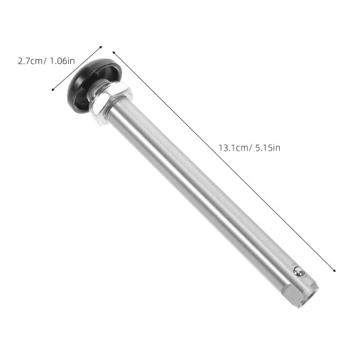 Silver Quick Release Axle Replacement for Everyday Wheelchair Use 1