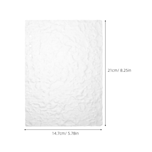 Transparent Acrylic A5 Planner Binder Cover Refillable Design 1