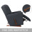 Polyester-Sesselbezug, Schwarz, 1er-Pack 5