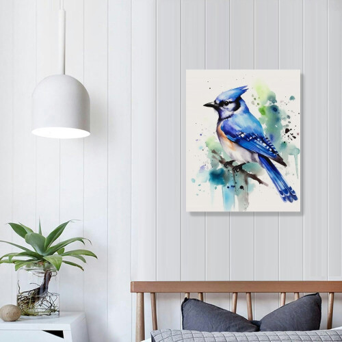 Blue Jay Wall Art Print by Eric Sweet 2