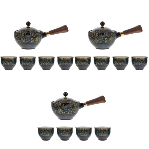 3Sets Schwarze Keramik Mit Für Haushalt 2