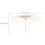 Beige Bamboe Handgemaakte Oliepapier Parasol Frame DIY 2
