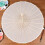Beige Bamboe Handgemaakte Oliepapier Parasol Frame DIY 3