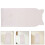 Roze Zelfklevende Witte Fox Oor Whiteboard Sticker Voor 10