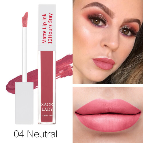 Ενυδατικό lip gloss που δεν μεταφέρεται, vegan σύνθεση, ματ φινίρισμα, δεν ξηραίνει, 2