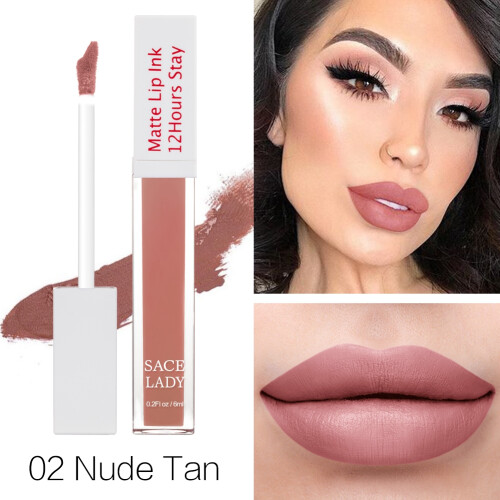 Ενυδατικό lip gloss που δεν μεταφέρεται, vegan σύνθεση, ματ φινίρισμα, δεν ξηραίνει, 2