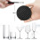Conjunto de 6 porta-copos de silicone de 9,9 cm (3,9 pol.) 2