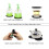 Conjunto de 6 porta-copos de silicone de 9,9 cm (3,9 pol.) 4