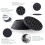 Conjunto de 6 porta-copos de silicone de 9,9 cm (3,9 pol.) 5
