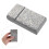 Silver PU Mini Case for Men Stylish Bling Flip Top 6