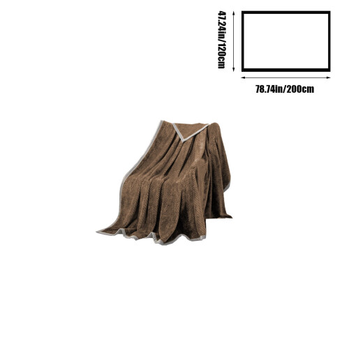 Microfiber Velvet Throw Blanket 120x200cm 2