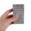 Silver PU Mini Case for Men Stylish Bling Flip Top 7